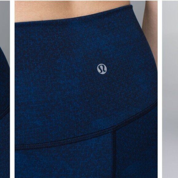 Lululemon Wunder Under Crop II *Print (Roll Down) - S - Picture 7 of 10
